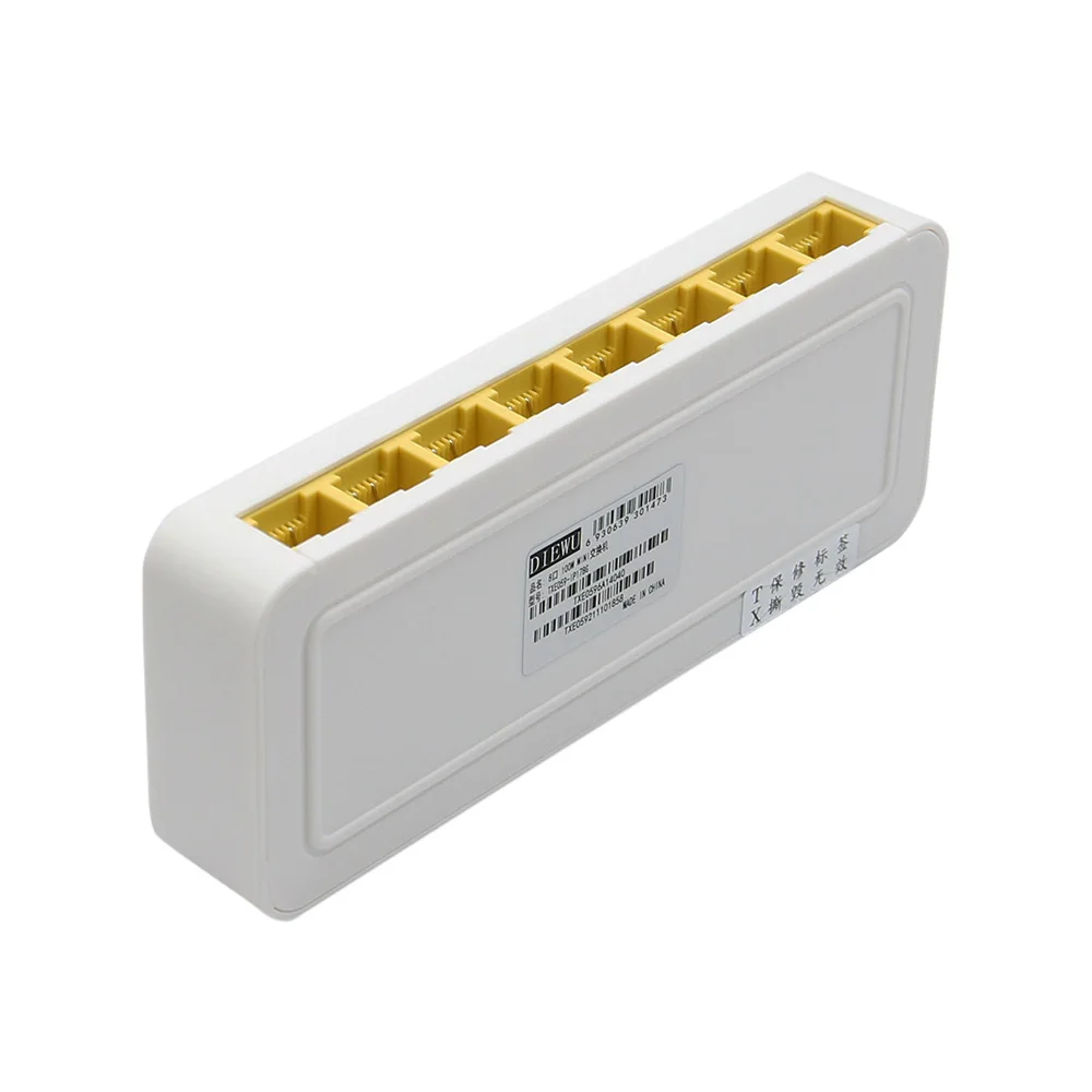 100Mbps 8 Ports Mini Fast Ethernet LAN RJ45 Network Switch Switcher Hub VLAN Support