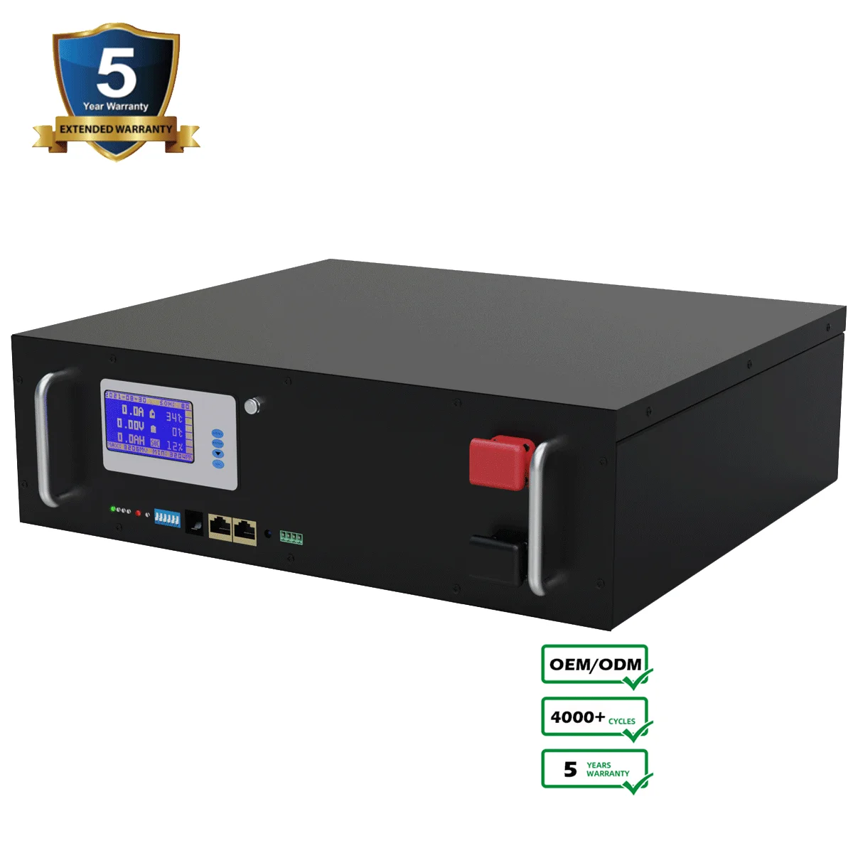 GSM 16S1P Deep Cycle 6500 Rack Golf Cart RV Power Wall Solar Lithium Ion Battery 300ah 20ah 48v 100ah 200ah Lifepo4 Battery Pack