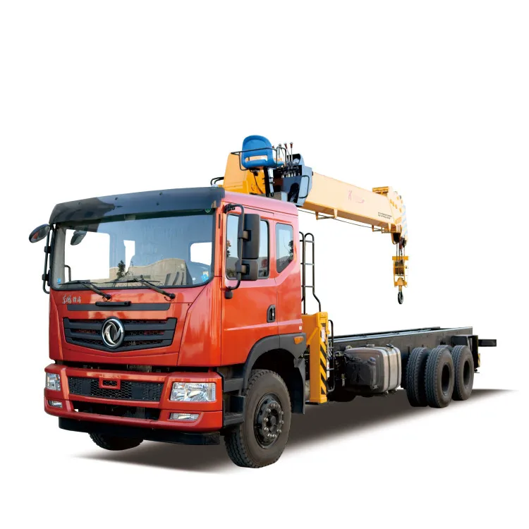 Телескопический гидравлический кран Dongfeng 10 тонн