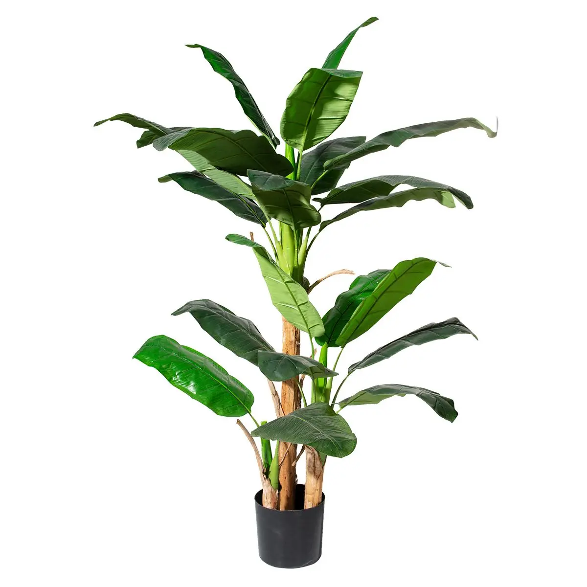 120cm 150cm Artificial Plants Fake Leaves Greenery Shrubs Tropical Leaves Banana Tree for Indoor Outside Wedding Decor