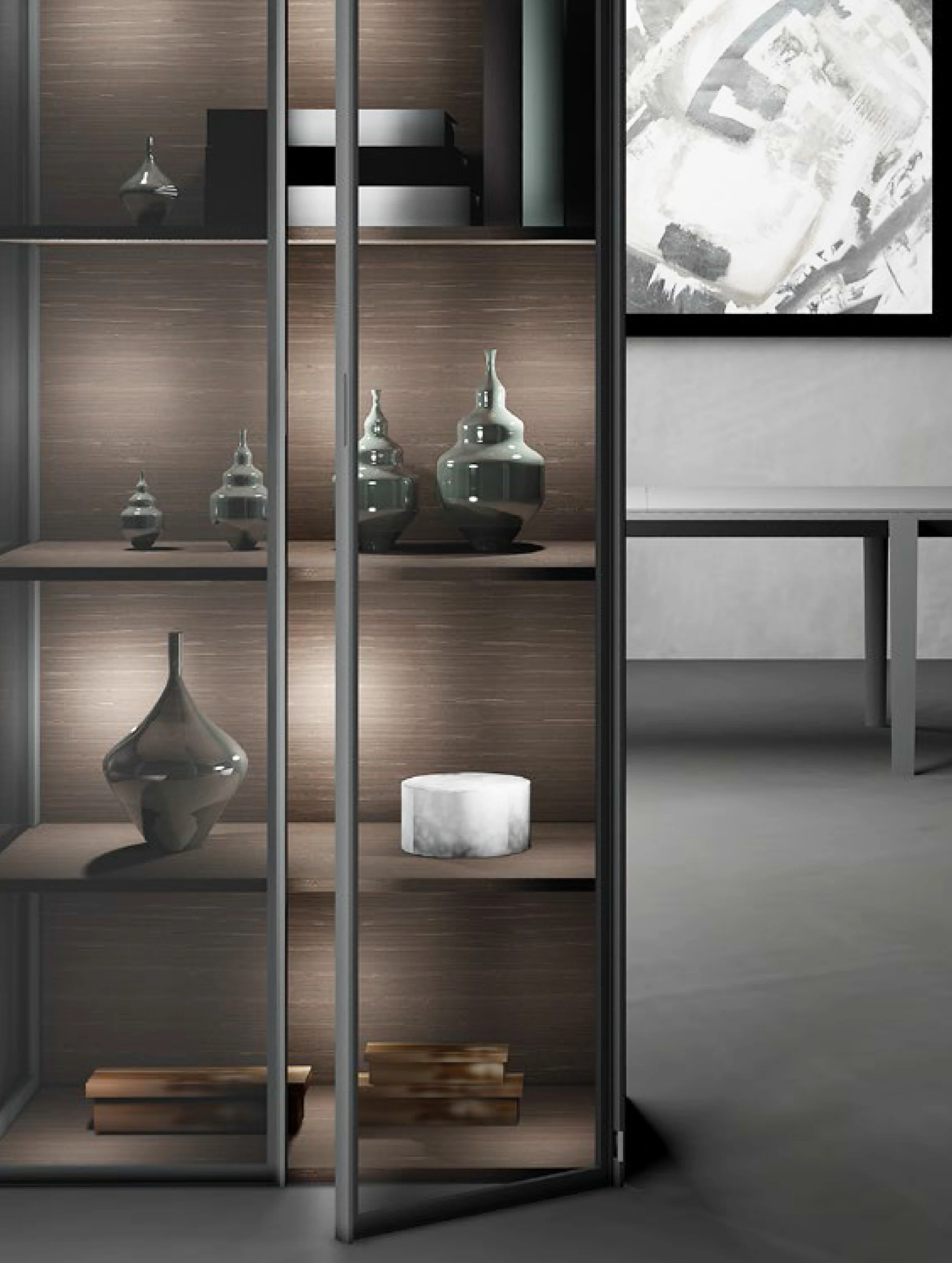 SAH3 270 degree wardrobe glass door soft closing hinge