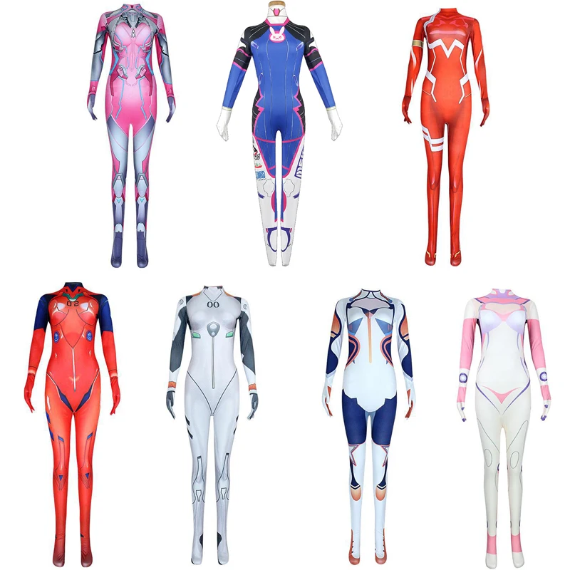Overwatch Cosplay Costume Game Character Leotard Various Styles Jumpsuit for Women