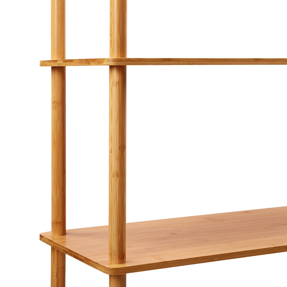 Kids Wooden Shelving Unit with 3 Shelves Storage Wood Bookshelf Children Furniture Natural Bookcase Wooden Storage Cabinet