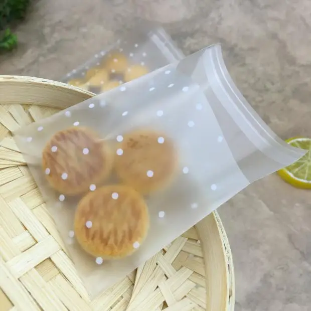 Cookie Packaging Bag Transparent CPP Plastic Candy Bag With Custom Printing