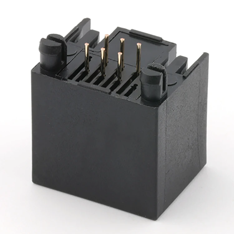 RJ11 Connector H=15.6MM Vertical Dip Type RJ11 6P6C Female Connector