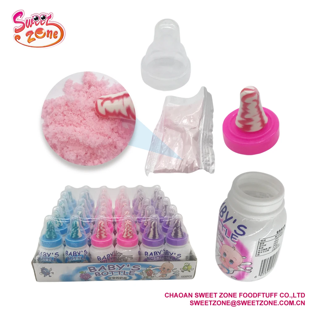 Детская бутылка соска жесткий леденец и порошок конфеты