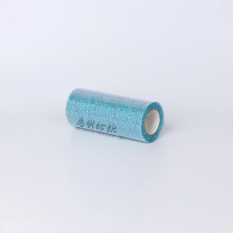 Nylon Shiny Mesh Tulle Fabric Glitter Lace Wedding Bridal Dress Net Lace Fabric