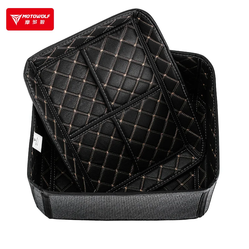 35L45L50L high-quality and durable aluminum alloy large-capacity motorcycle trunk with backrest