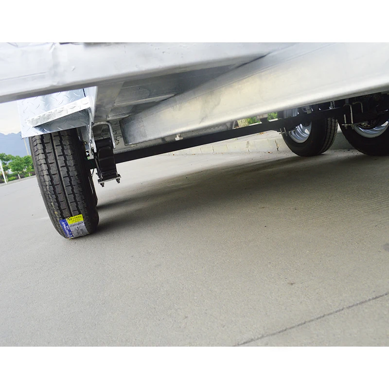 GINO Bicycle Full Welded Tandem Trailer Hot Dipped Galvanized Finished