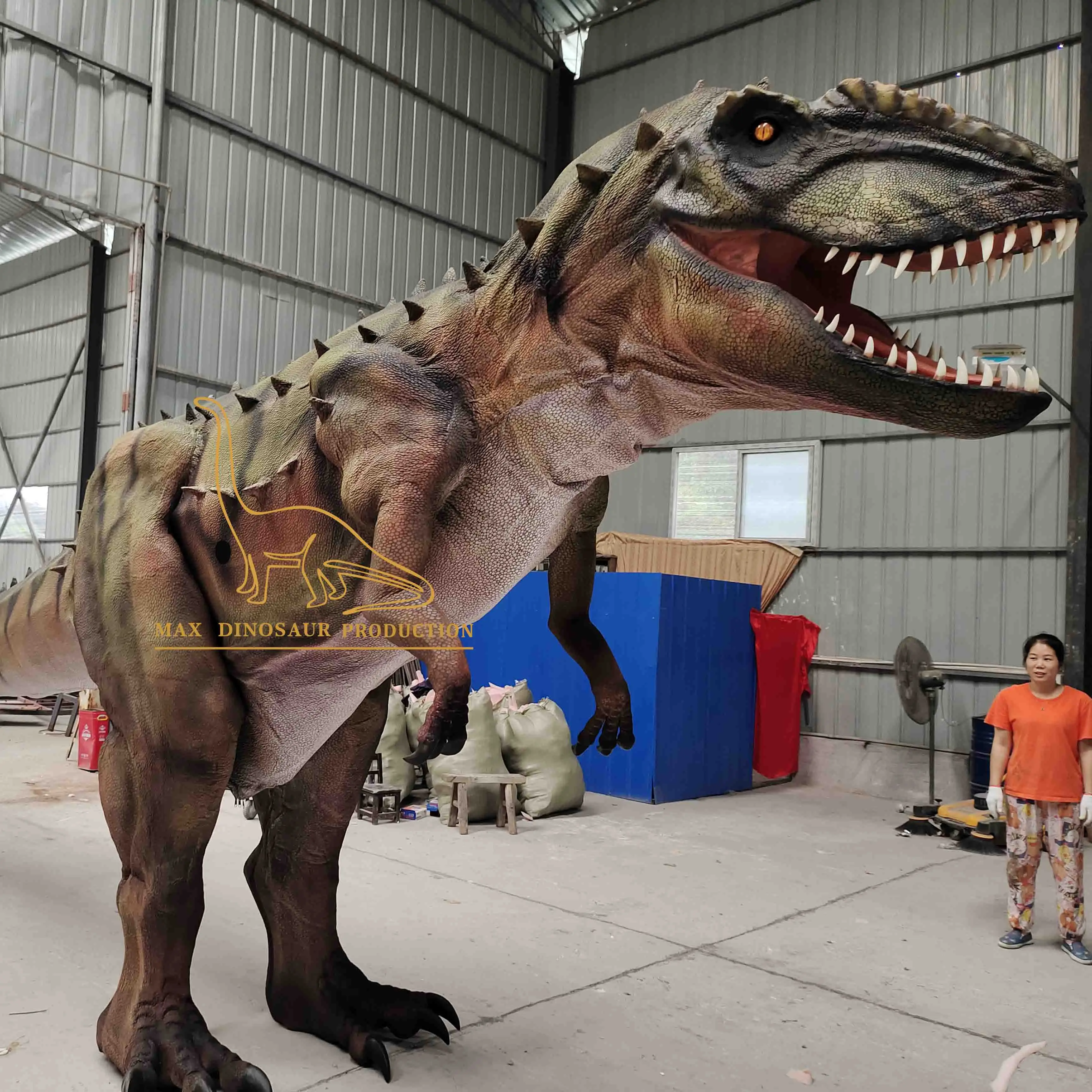 Dinosaur Party Show Professional Hidden Legs Dinosaur Costume With Stilts