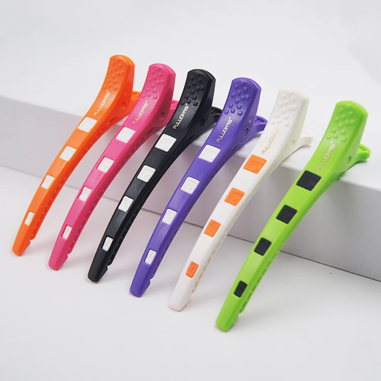 
Factory customization Sectioning Clips Clamps Hairdressing Salon Hair Grip Crocodile Hairdressing Hair Style Barbers 