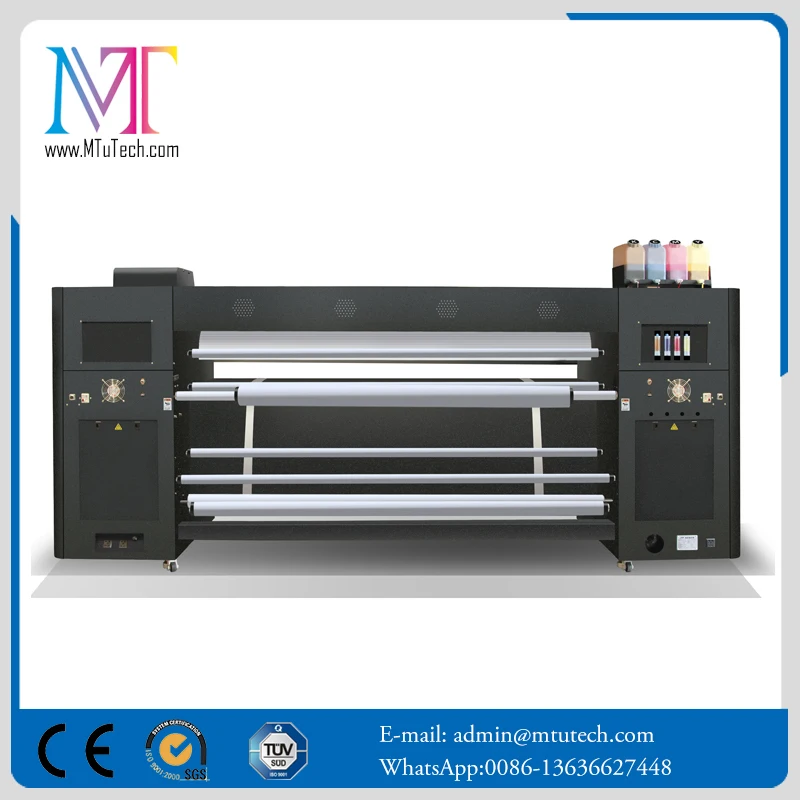 Digital Textile Belt Drive spandex lycra print fabric Printer with 8 pcs printhead