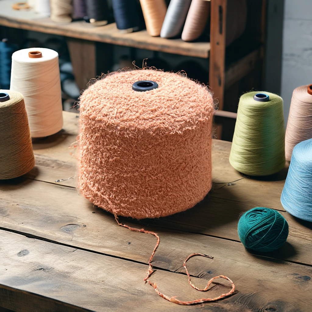 100% polyester non shedding semi swan velvet yarn hand knitted socks, hats, and home clothes single-sided floral velvet yarn