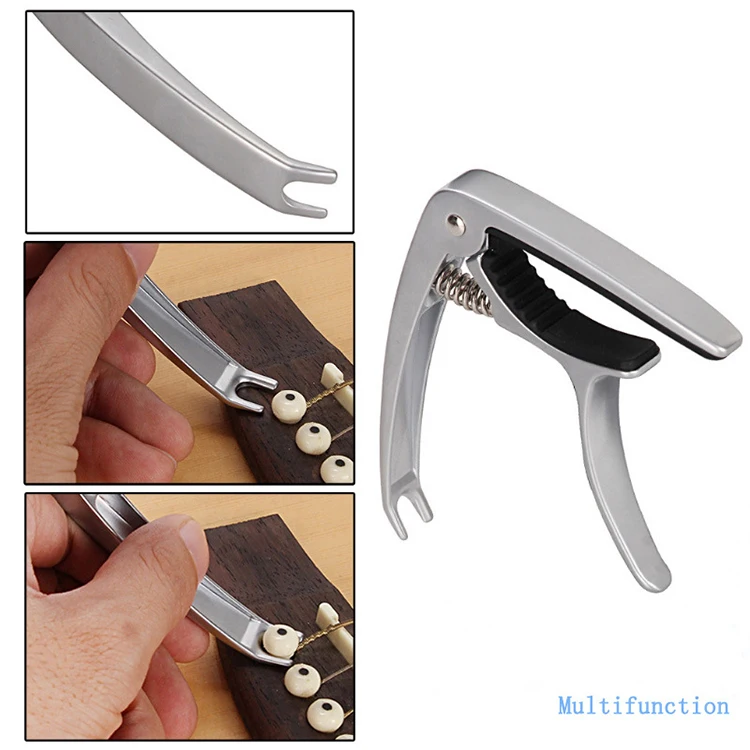 Wholesale Universal  tuner guitar capos for Acoustic Classical guitars Ukulele Accessories