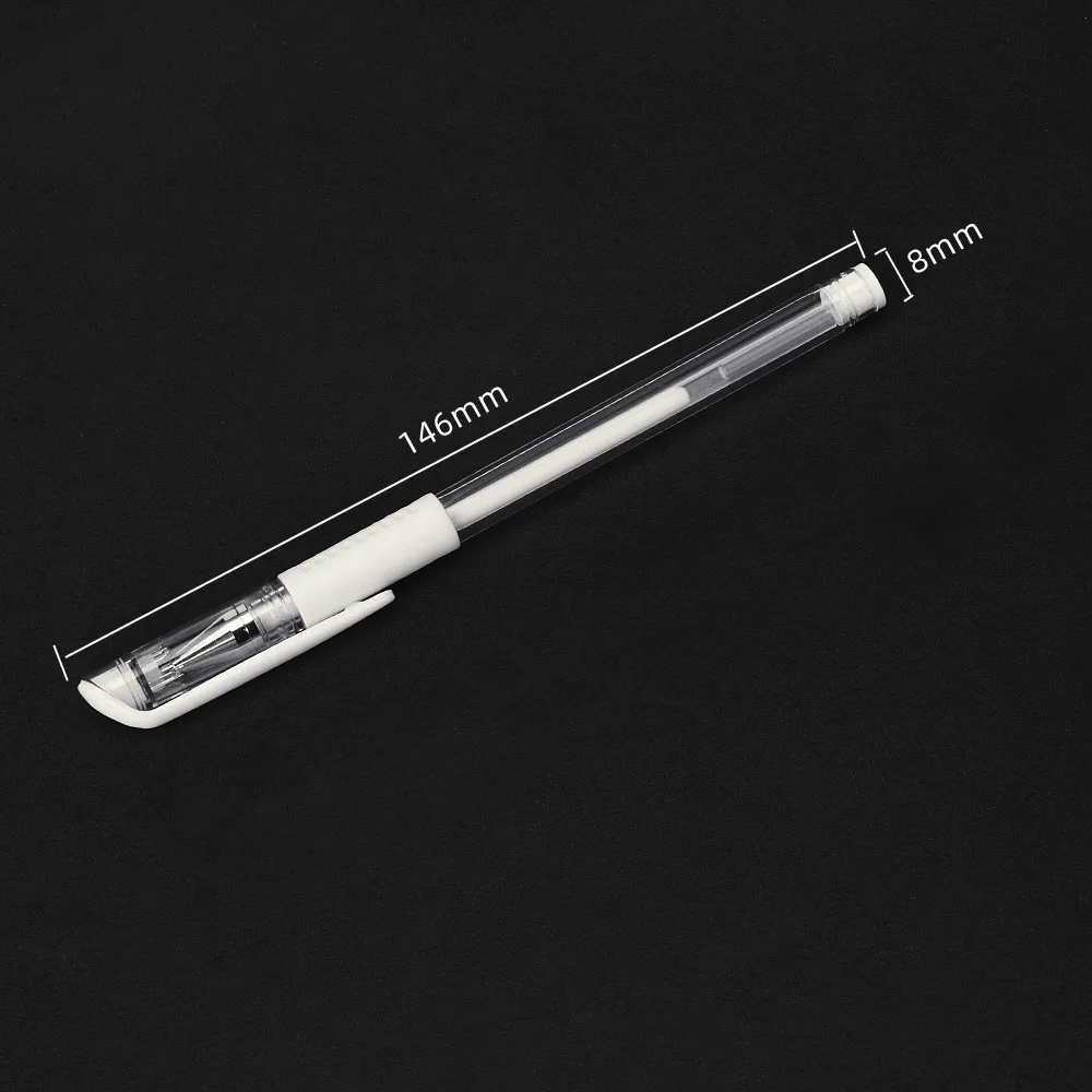 White Color Calligraphy Drawing Tool Pen Design Permanent Marker Pens Ink Smooth Sterile Tattoo permanent waterproof marker pen
