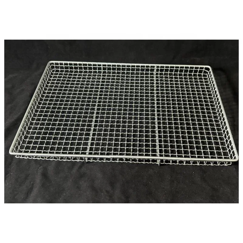 304 316 Stainless Steel Wire Mesh Oven Tray Cooling Rack Thick Wire Bread Drying Tray