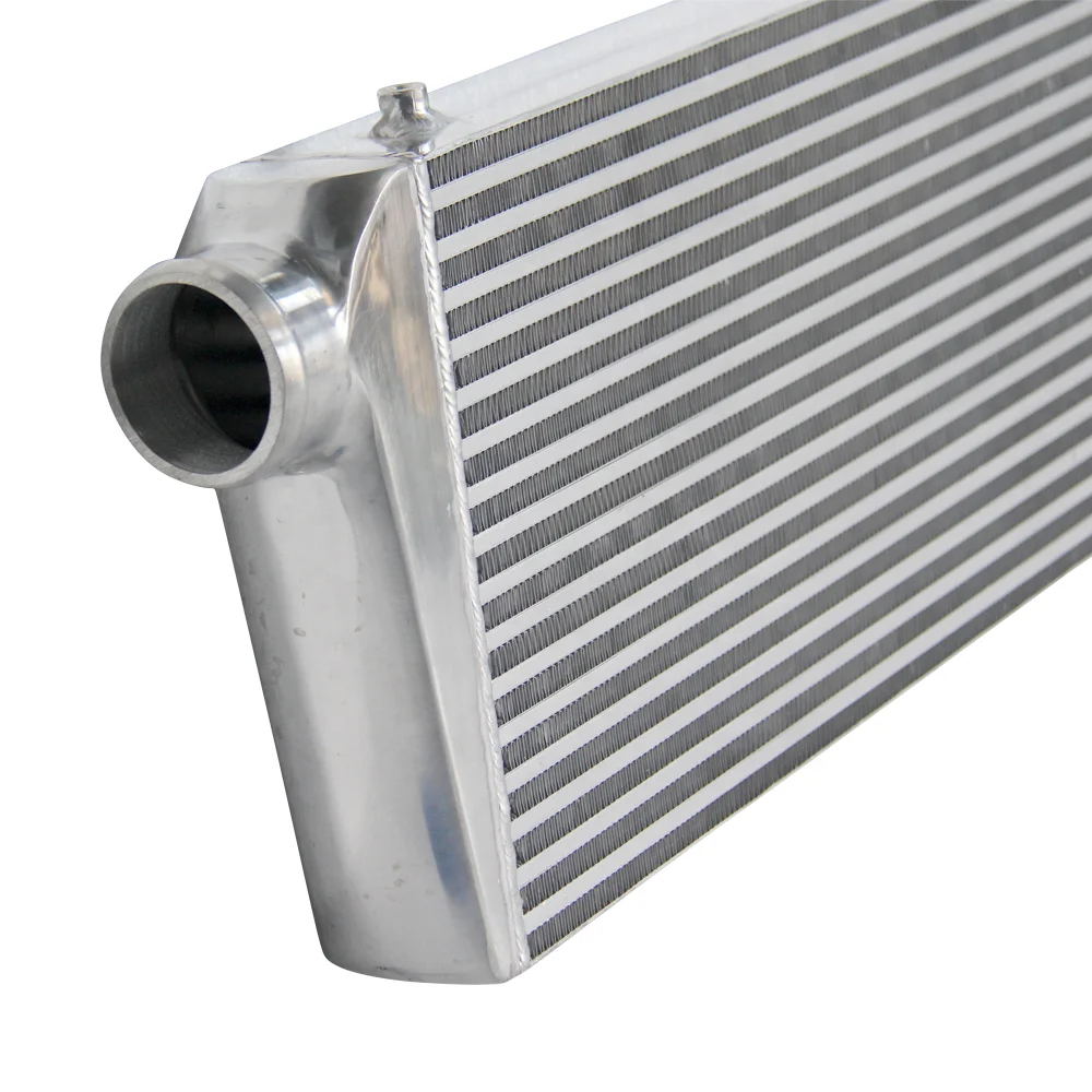 INTERCOOLER 400hp Size 550x230x65mm Universal Tuning Polished Intercooler 2.25/2.5 inch Black/Silver in Stock