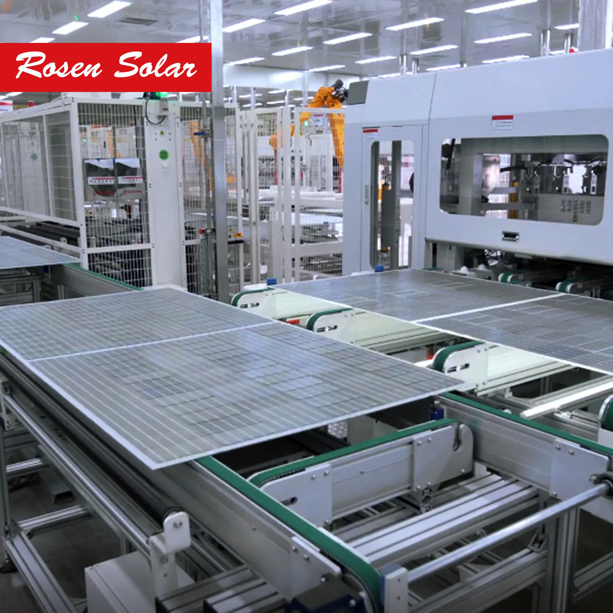 Rosen Solar 600W N-type TOPCon Solar Panels 600W 610W Monocrystalline PV Module Bifacial Solar Panel Panel