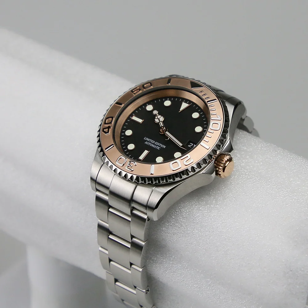 40.5mm New Arrival 20ATM 316L Stainless Steel Fit NH34 NH35 NH36 Movement SKX007  Diviing Watch Case