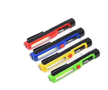 Wholesale 3 Modes Magnet AAA Battery LED COB Torch Flashlight China Emergency Pen Torch Light Flashlight