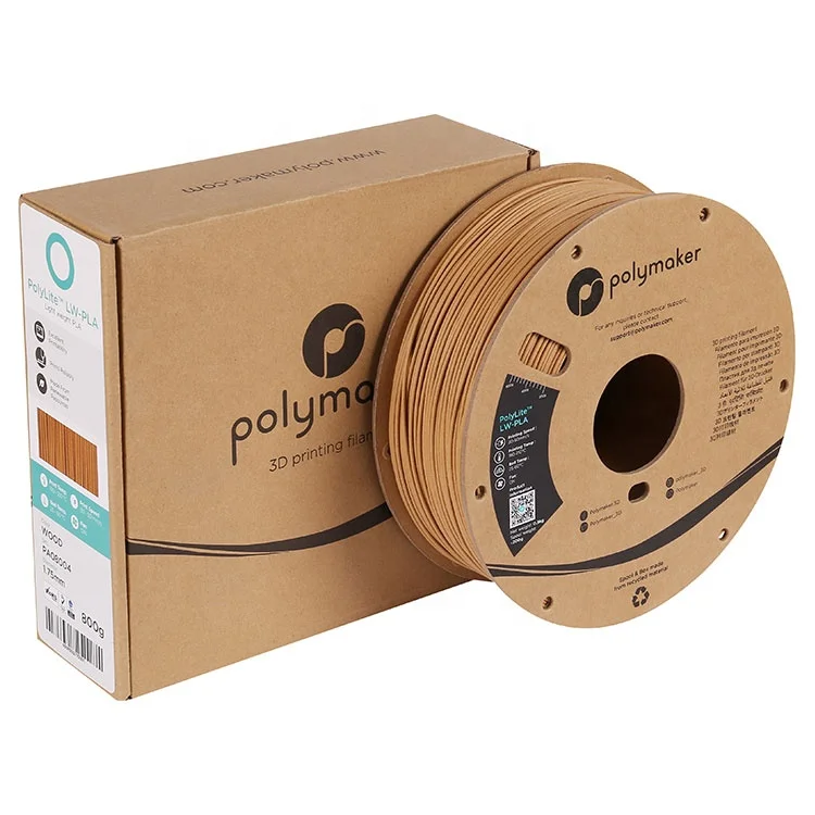 New Arrival Best Prices Custom Wood  Clean Matte Finish Spools Foaming Light Weight PLA 3D Printer Filaments