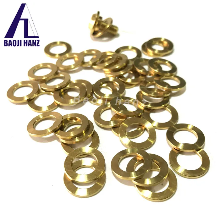 DIN125 gr1 gr2 gr5 титановая m6 плоская шайба