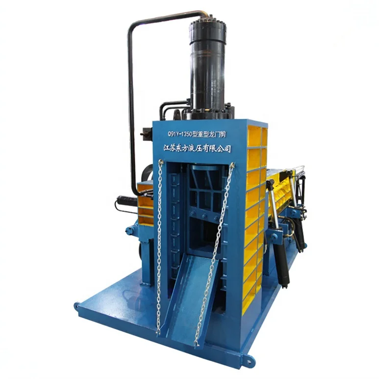 DongfangSheng Q91Y-400T heavy metal hydraulic scrap steel cutting machine CE certificated