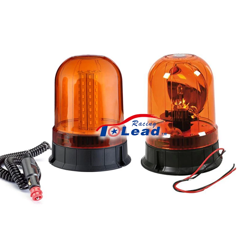 Super Bright Amber Safety  Led Rotary Strobe Lamp  Emergency Flashing And Revolving Warning Beacons Light