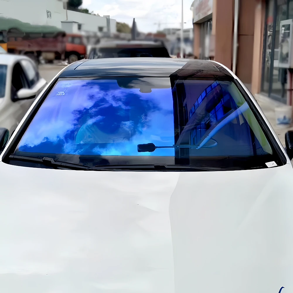 Custom Nano Ceramic 60% VLT Purple Chameleon Window Tint Film Solar Film Privacy Protection Car Window Glass Tint Film Roll