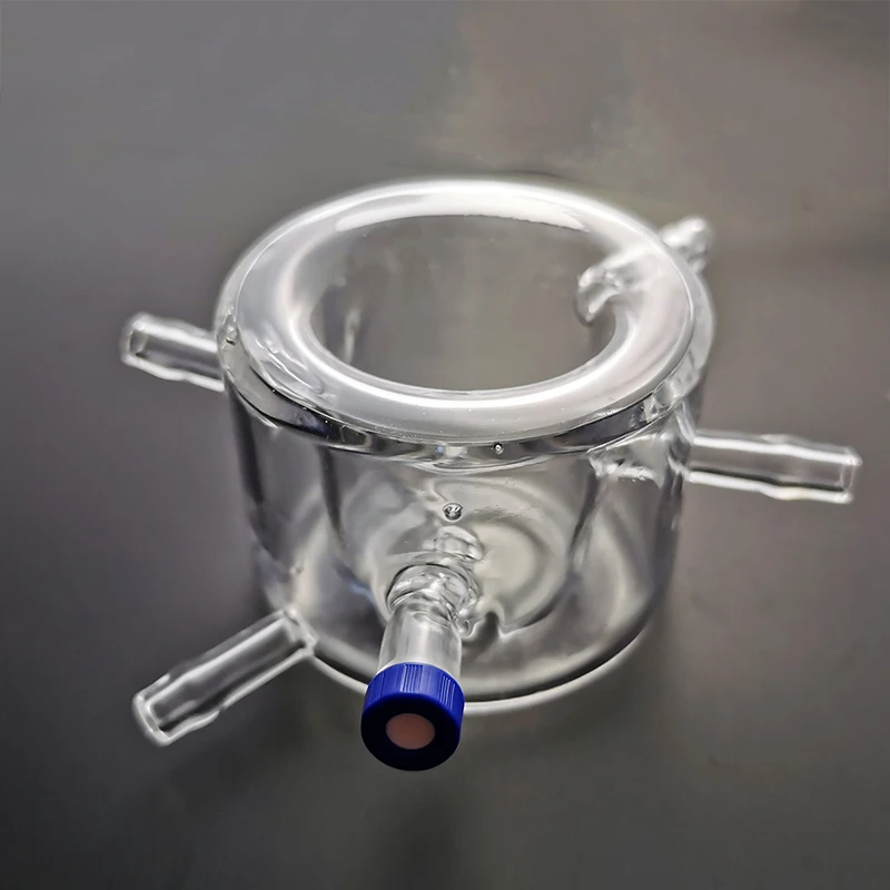 Customized Quartz double-layer beaker photocatalytic reactor