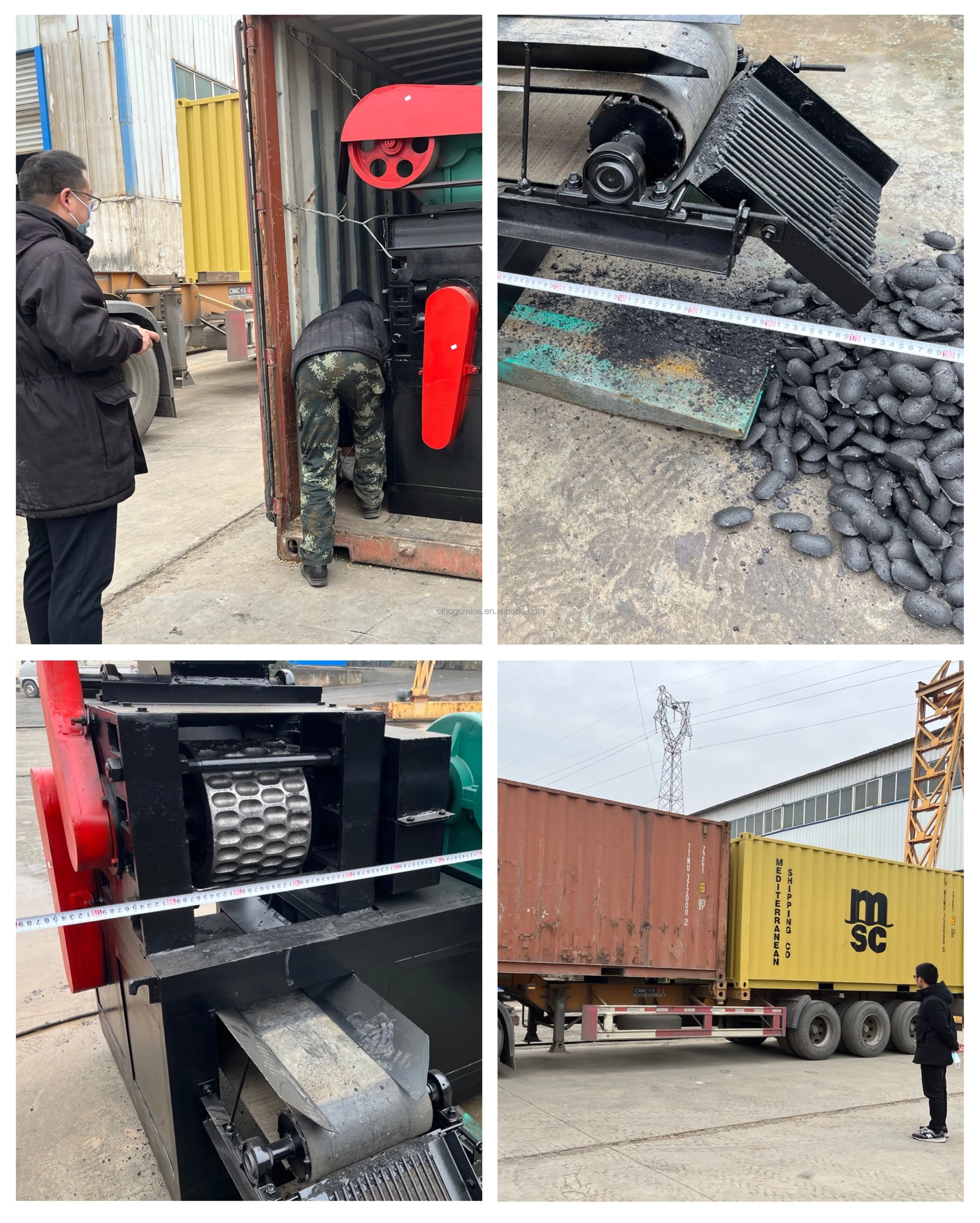 Factory price hydraulic coal briquette machine coal ball briquette press making machine