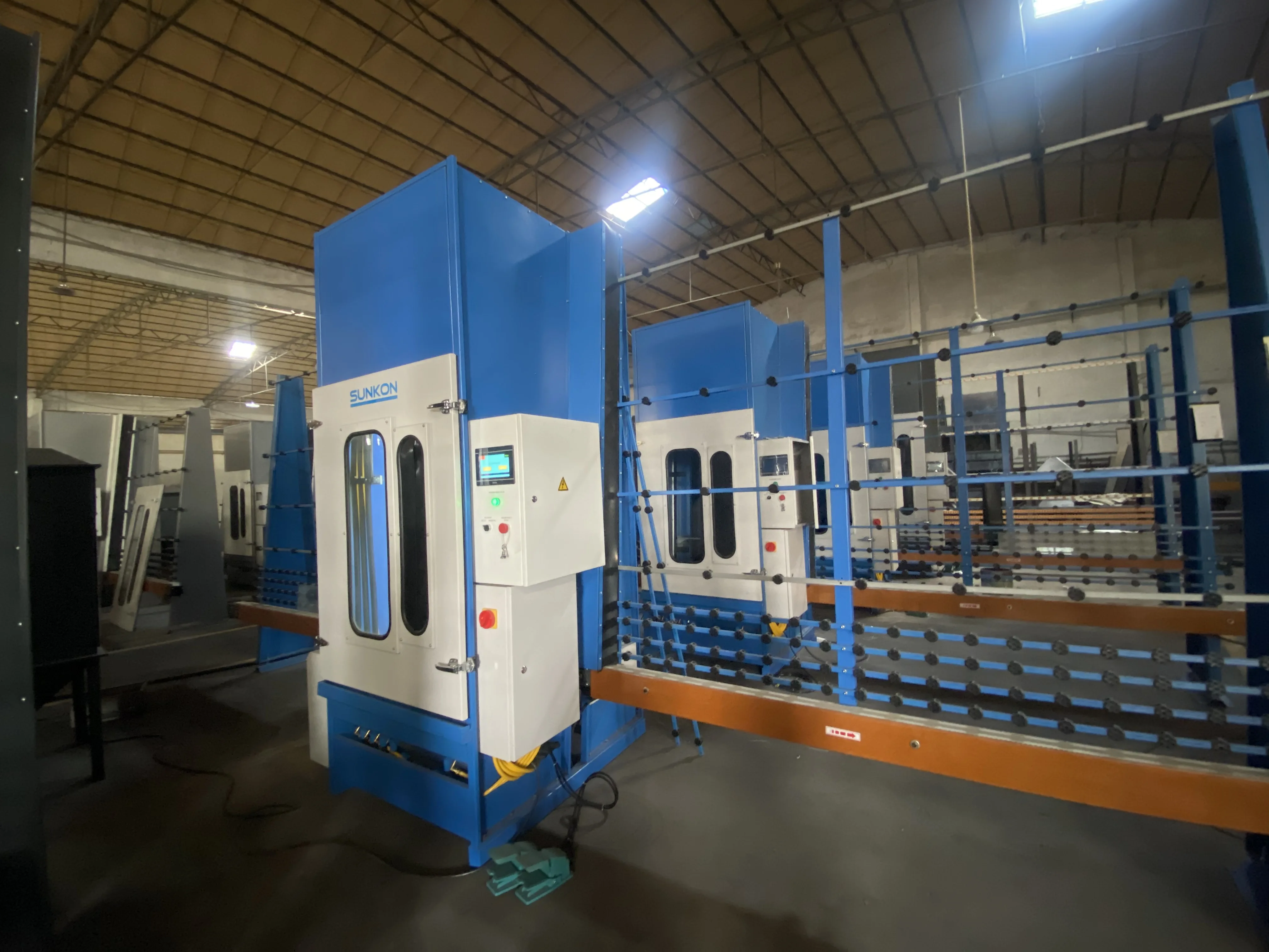 CGPS-2500P большой пескоструйное стекло зеркало формовочная машина для дверных рам Большие размеры стекло