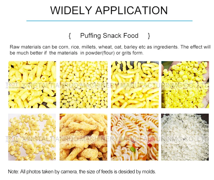 factory price rice corn chips puffing machine  rice wheat corn puff snack extruder machine price