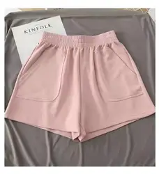 2022 hot sale Sports shorts female summer new Korean style loose student leisure yoga booty shorts