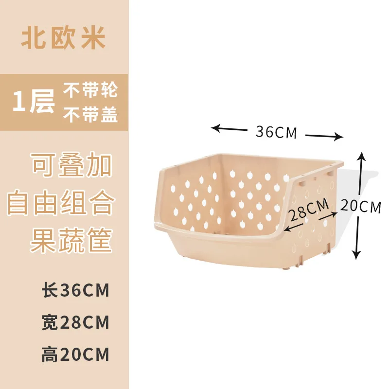 Modern Latest Custom-made Storage Boxes Home Kitchen Tool Plastic Storage Basket