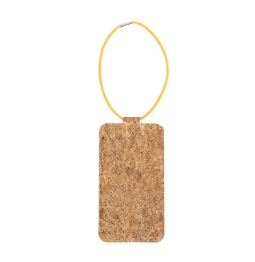 Travel Baggage Tag Name ID Personalized Premium Cork Luggage Tag