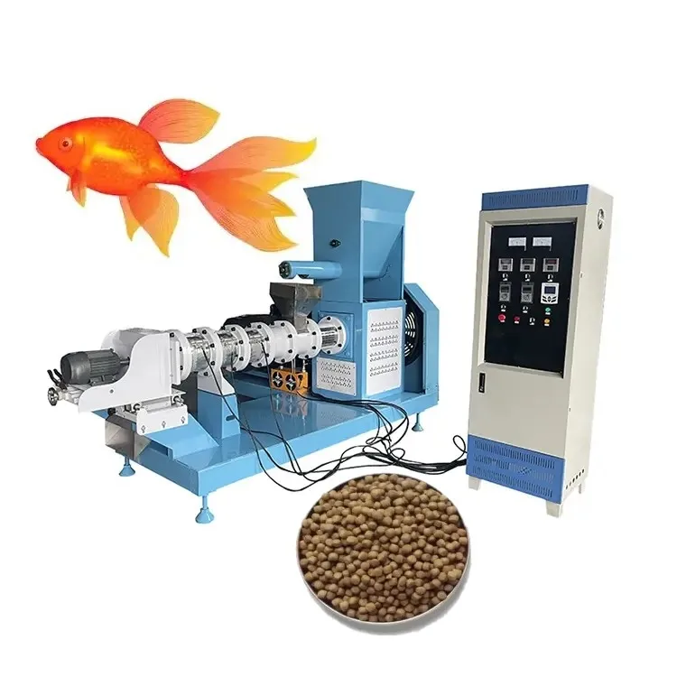 Twin-screw Fish Feed Extruder Equipment Multi-layer Drying Machinery Mquinas De Fabricacin De Productos De Grano