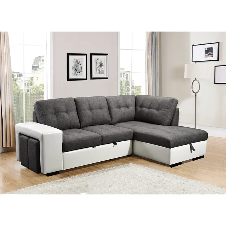 Most Economical and practical Multi-functional Living room sofa furniture with high quality material sleeper sectional  sofa bed