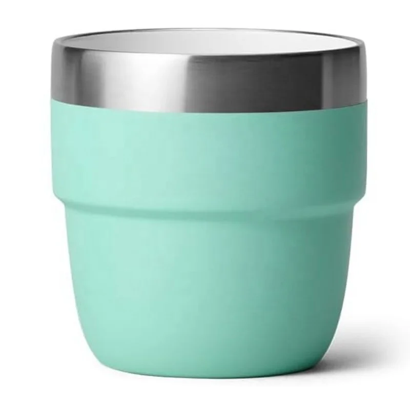 PURPLESEVEN 4oz 118ml Double Wall Vacuum Insulated Stainless Steel Thermal Glass Cup Arabic Turkish Espresso Coffee Tumbler Cups