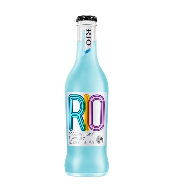 RIO cocktail fruit wine Classic Alc4.2%vol blue Rose Whisky flavored bottle gathering bar holiday family friends dinner 275ml