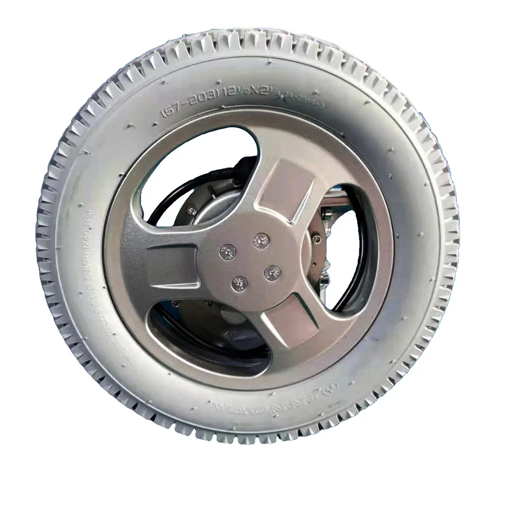 High Power Electromagnetic Brake Hub Motor Electric Wheelchair Motor 24V For Wheelchair