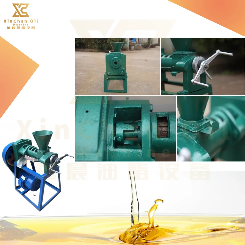 6YL- 68 Small screw oil press machine oil seeds presser screw oil press