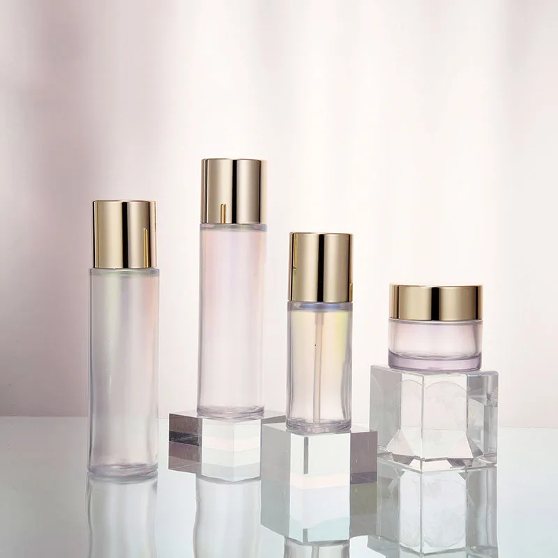 50g 100g 50ml 120ml 150ml  cover cosmetic packaging set skin care plastic tonner bottle set