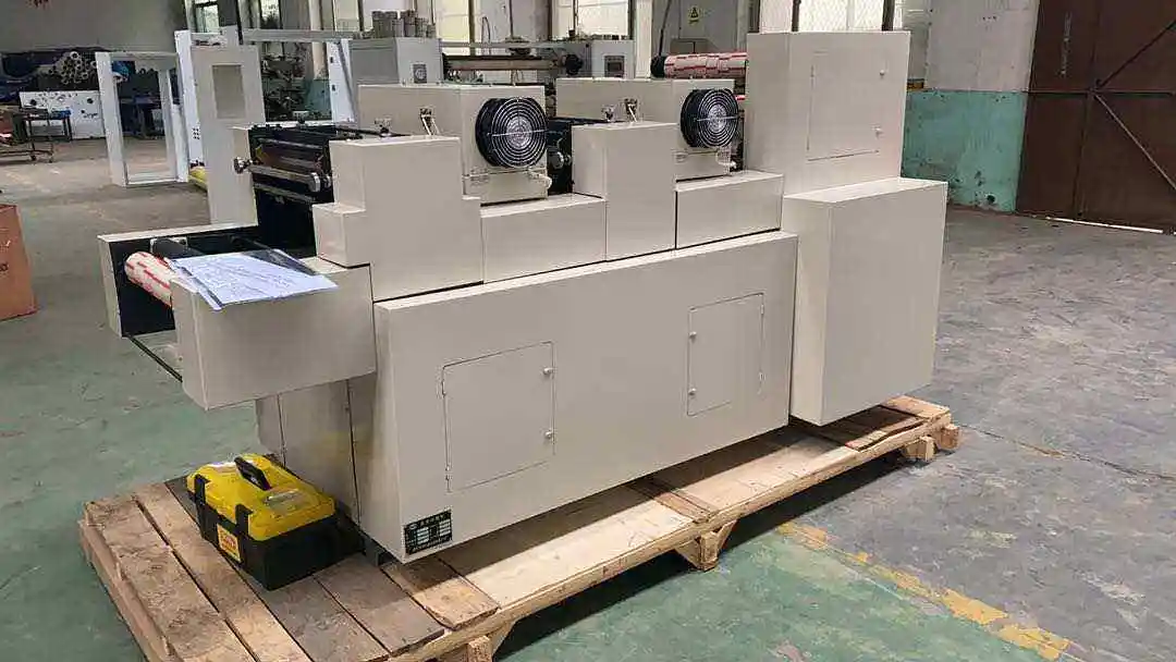 HT360-2 Low Price BOPP Tape Coating Machine with 2-Color Printing Machine