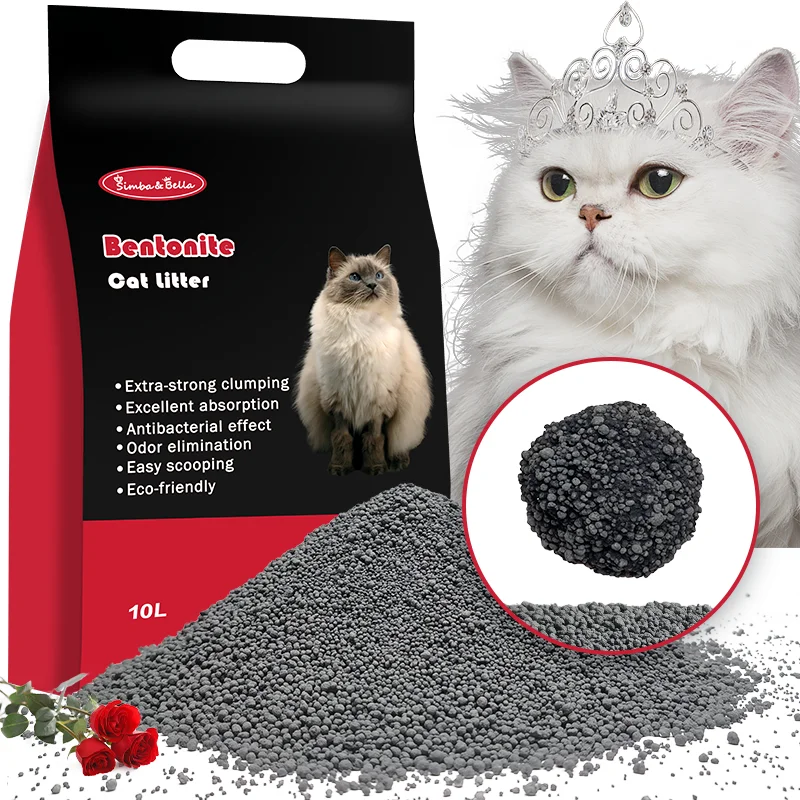 Manufacturers Kitty Litter Premium Quality Best Price Clumping Natural Mineral 5L 10L Activated Carbon Bentonite Cat Litter