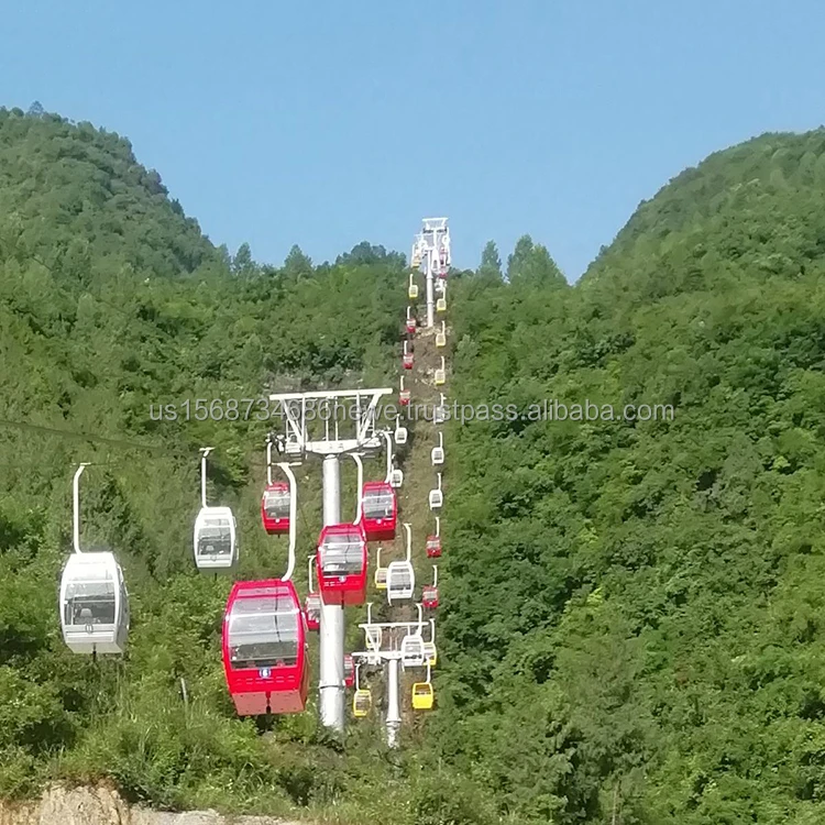 Mountain Cable Cars for Amusement Park Airship Rope Lift Cabine Playground Forest Grounding Cable Car Equipment