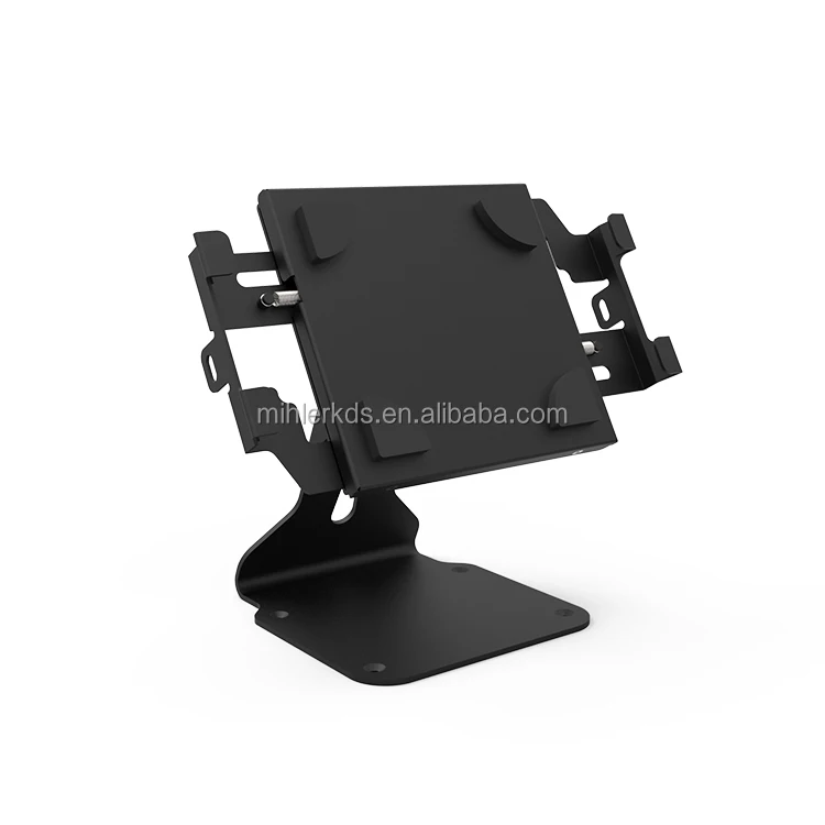 Mihler metal tiller android tablet stand tabletop payment kiosk holder with lock