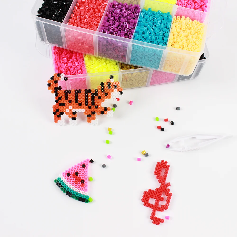 Fashion Kit Crafts animal Decorative Colorful Polymer Perler Beads For Sale