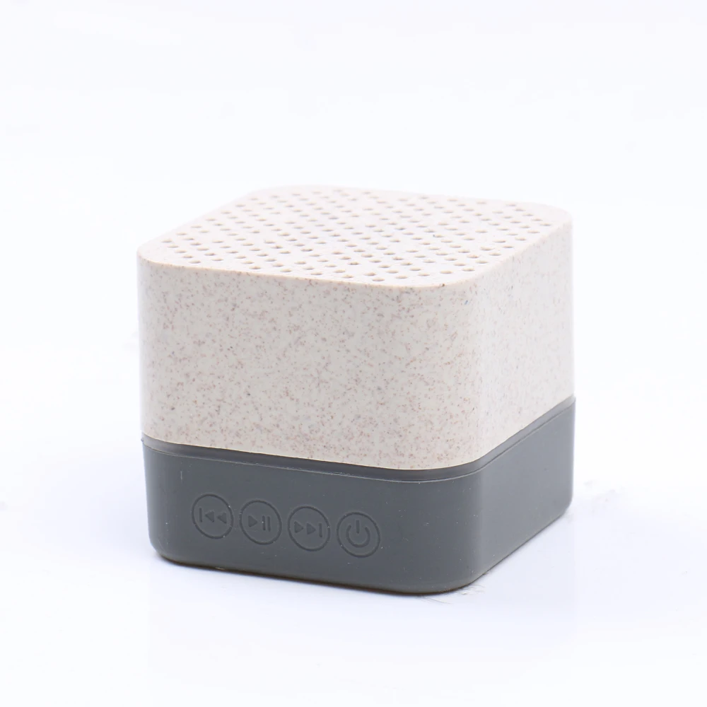 Экологичная соломенная Беспроводная Bluetooth-колонка портативная Водонепроницаемая с цветными огнями