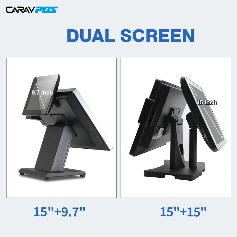 Small Business Pos Machine Terminal All In One Point Of Sale Price Checker 15 Inch Touch Screen Retail Pos System Cash Register
